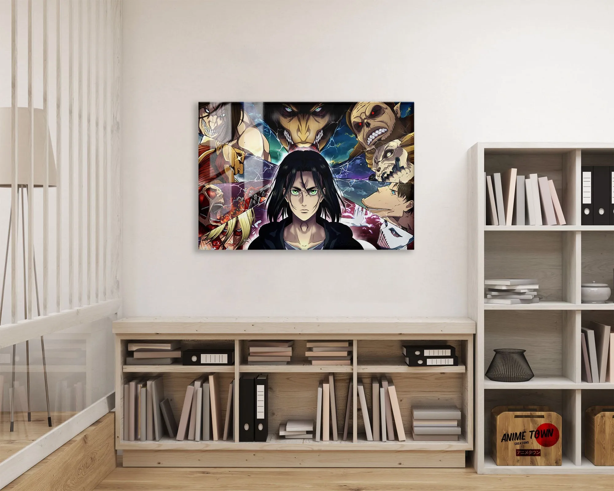 Attack on Titan Eren Founding Titan Metal Poster