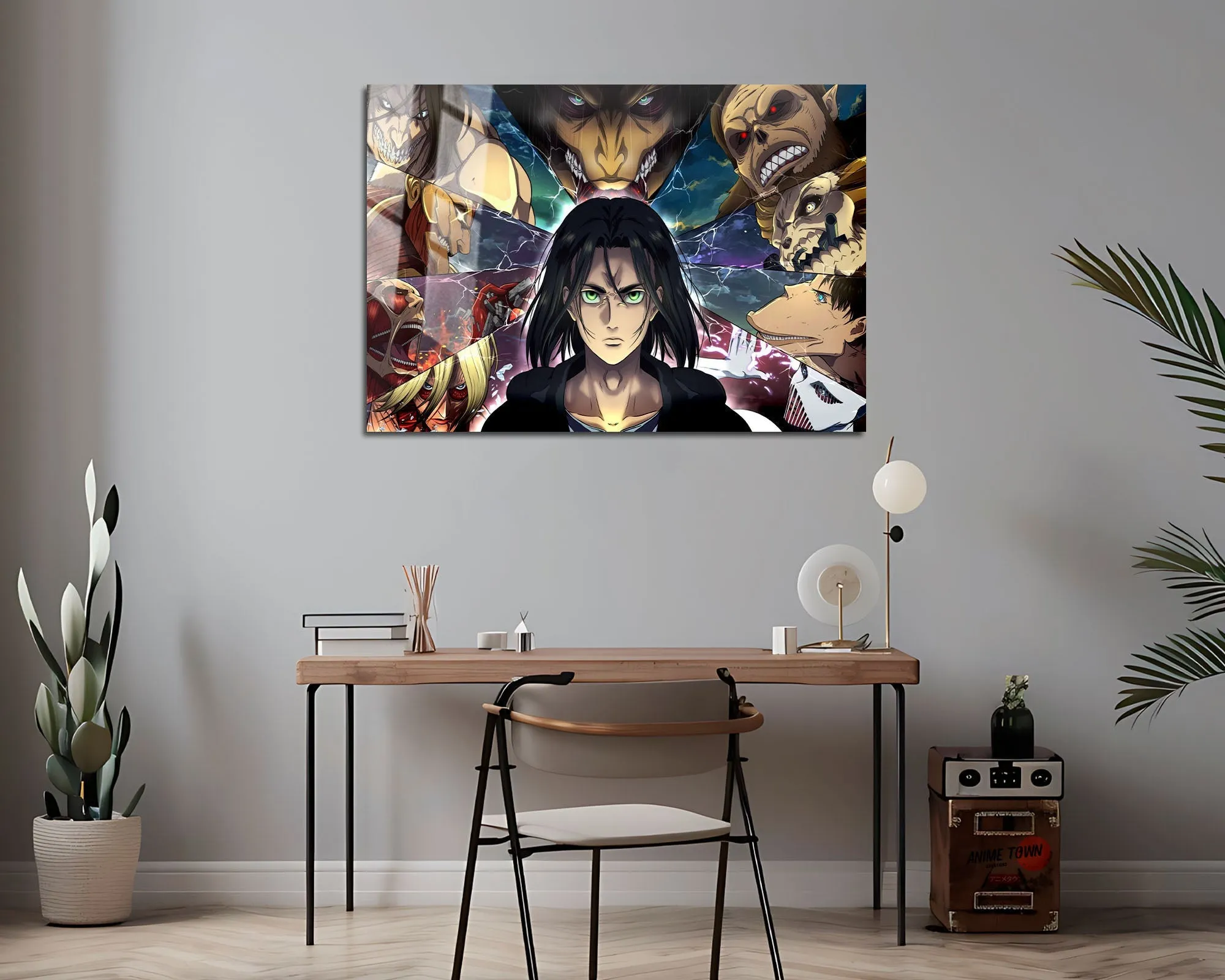 Attack on Titan Eren Founding Titan Metal Poster