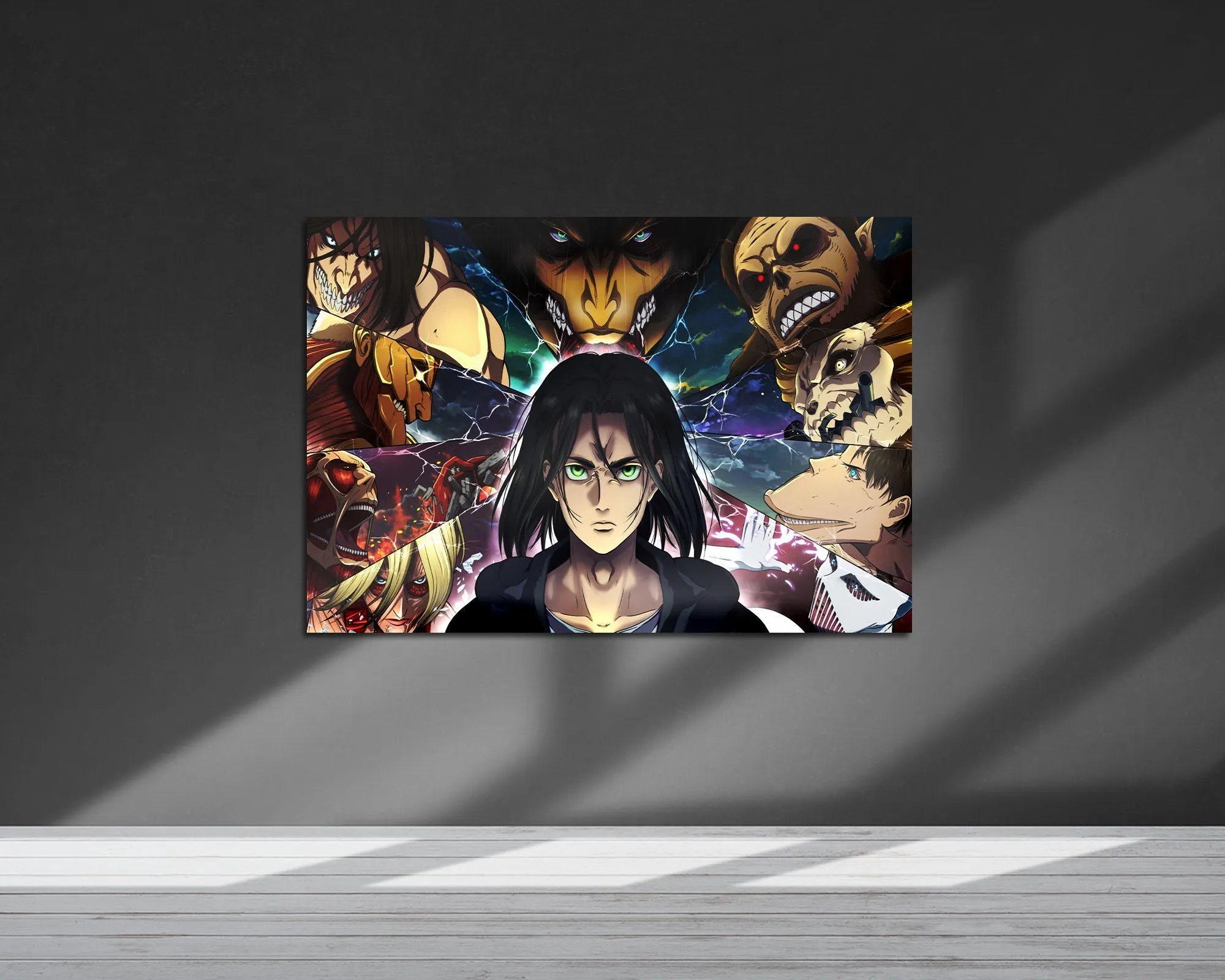Attack on Titan Eren Founding Titan Metal Poster