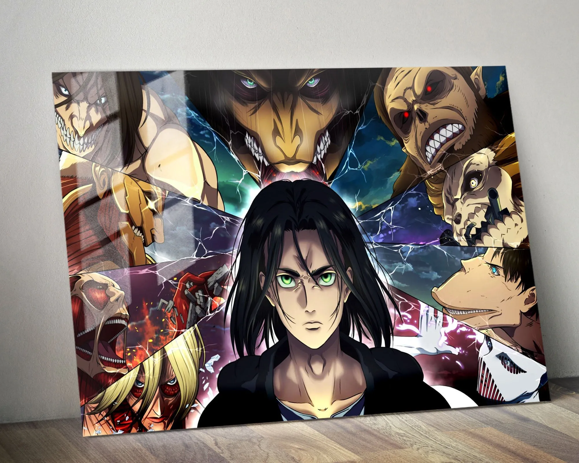 Attack on Titan Eren Founding Titan Metal Poster