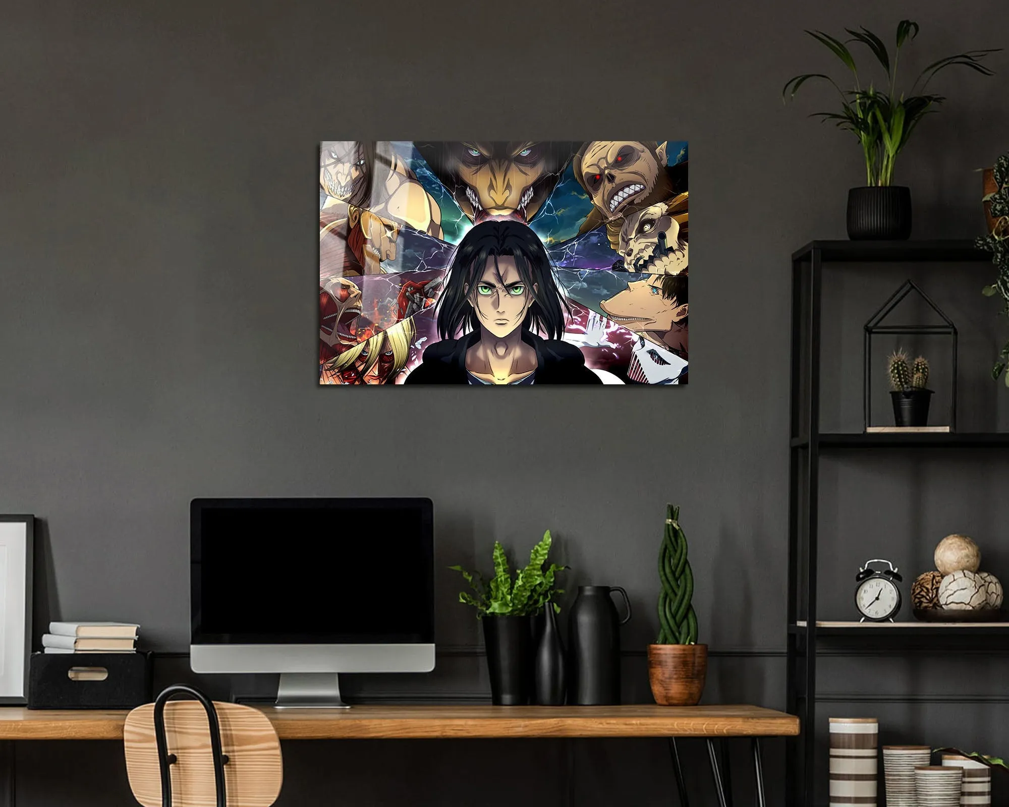 Attack on Titan Eren Founding Titan Metal Poster