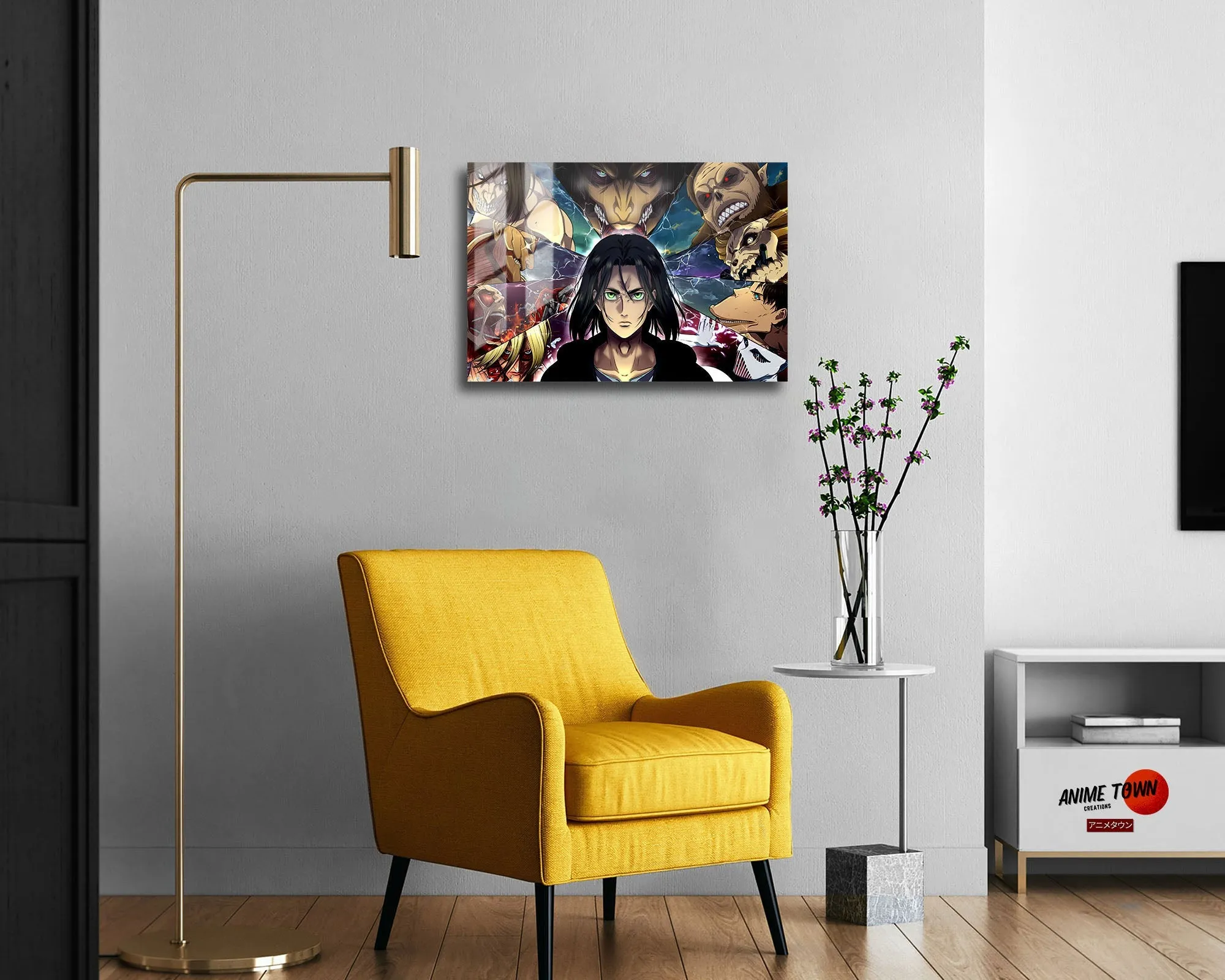 Attack on Titan Eren Founding Titan Metal Poster