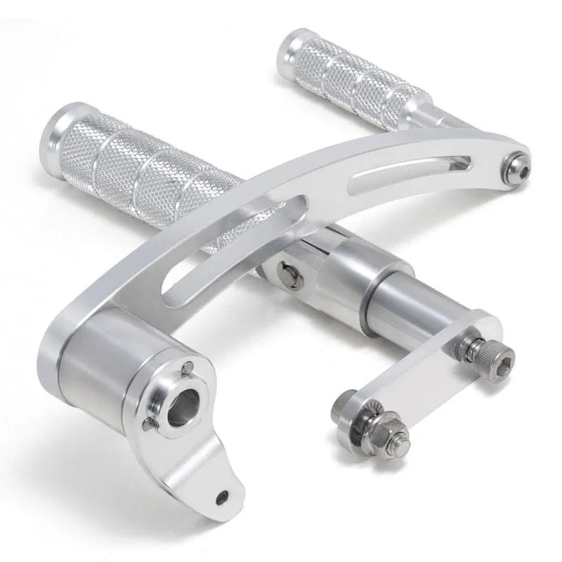 Attitude Inc Billet Forward Control kit, Polished,  4 in Forward, For Harley-Davidson Street Glide 1997-2008, Kit