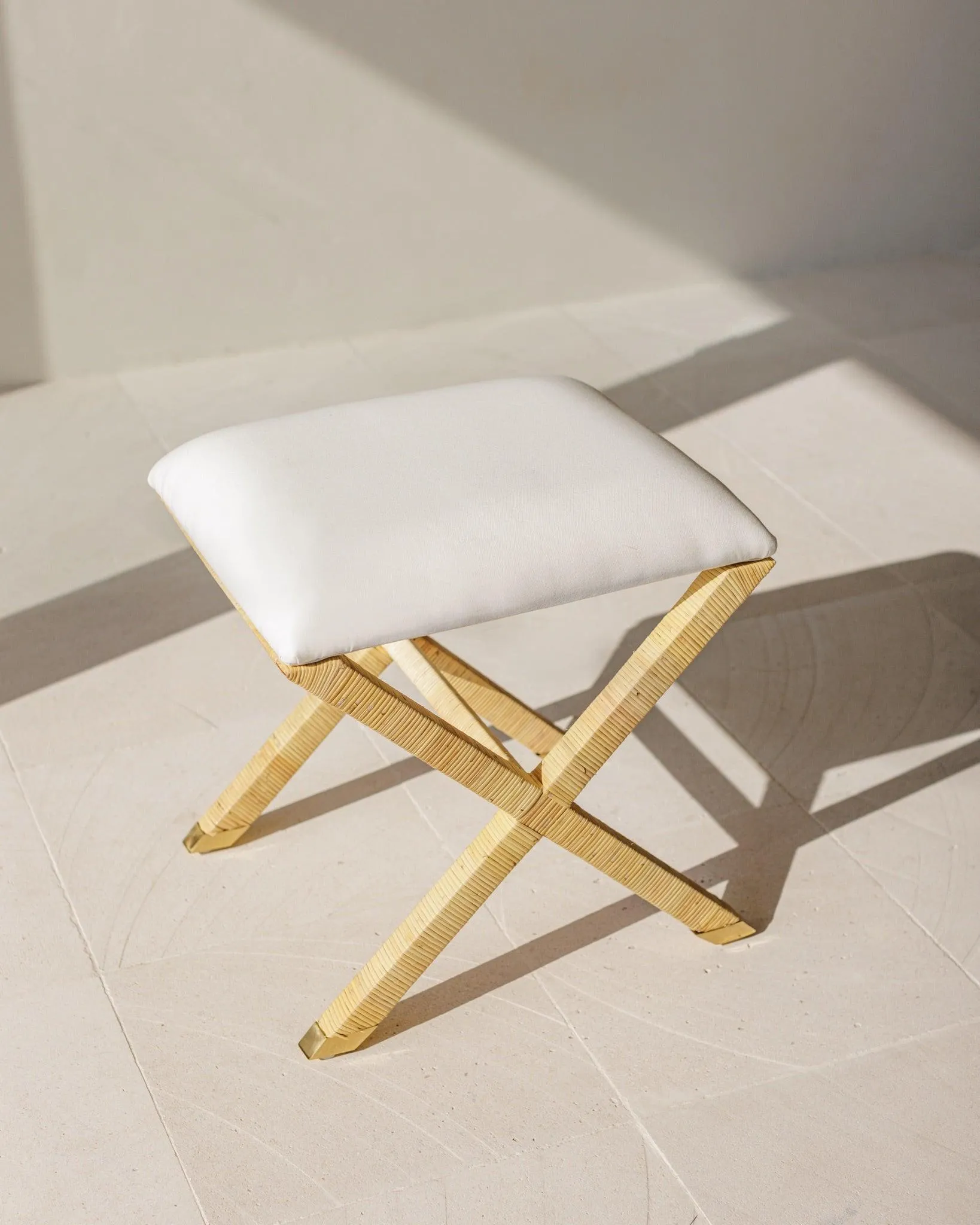 Bali Rattan X Base Stool