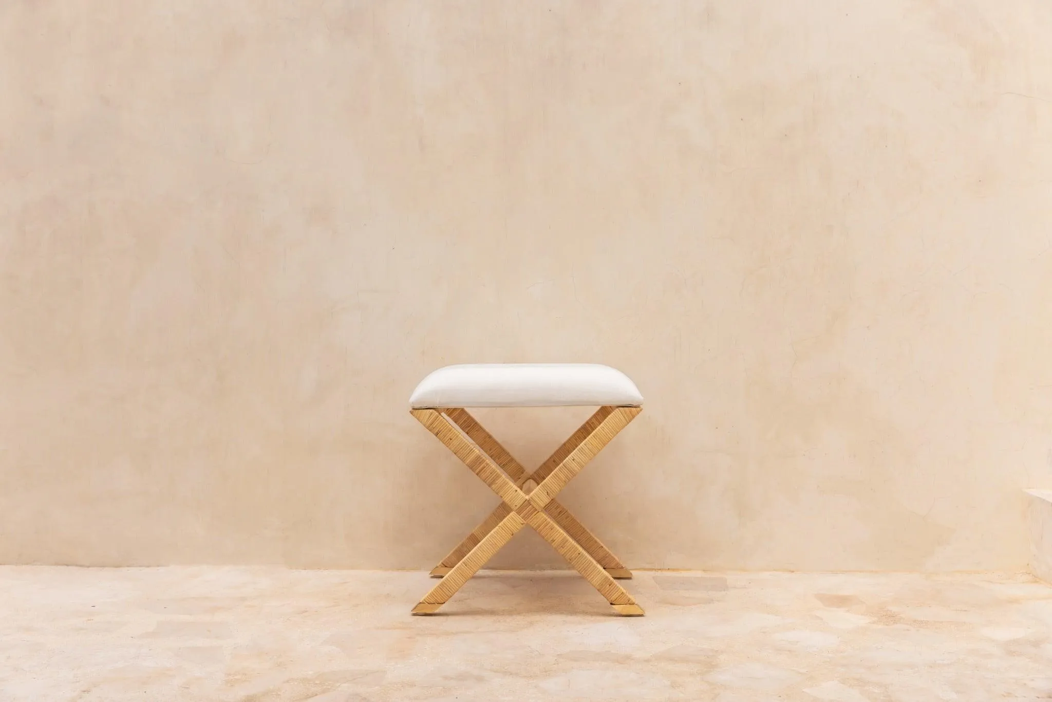Bali Rattan X Base Stool