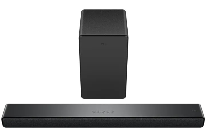 Barre de Son 3.1 Canaux de 350 W avec Haut-Parleur d'Extrêmes Graves sans Fil Noir TCL ( Q6310-CA-B )