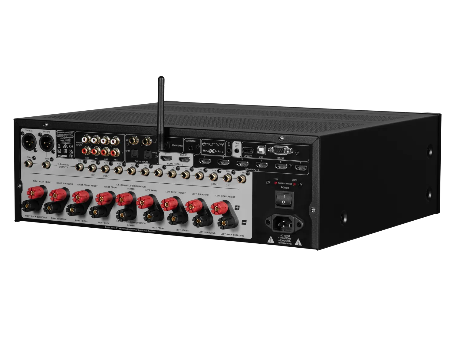 BasX MR1L 9.2 Channel Dolby Atmos® & DTS:X™ Cinema Receiver