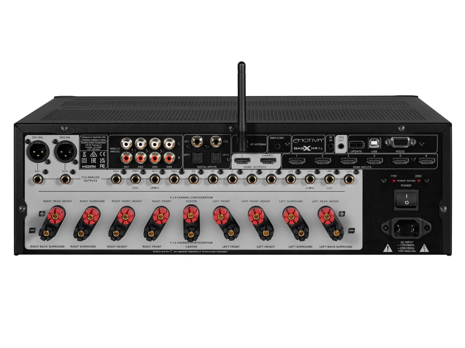 BasX MR1L 9.2 Channel Dolby Atmos® & DTS:X™ Cinema Receiver