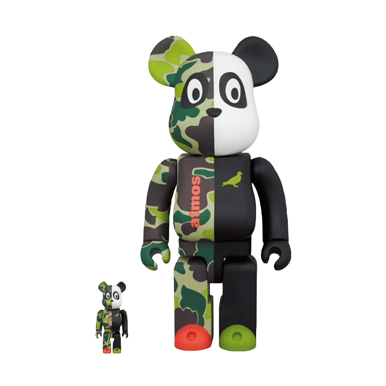 Bearbrick atmos x STAPLE #3 100% & 400% Set