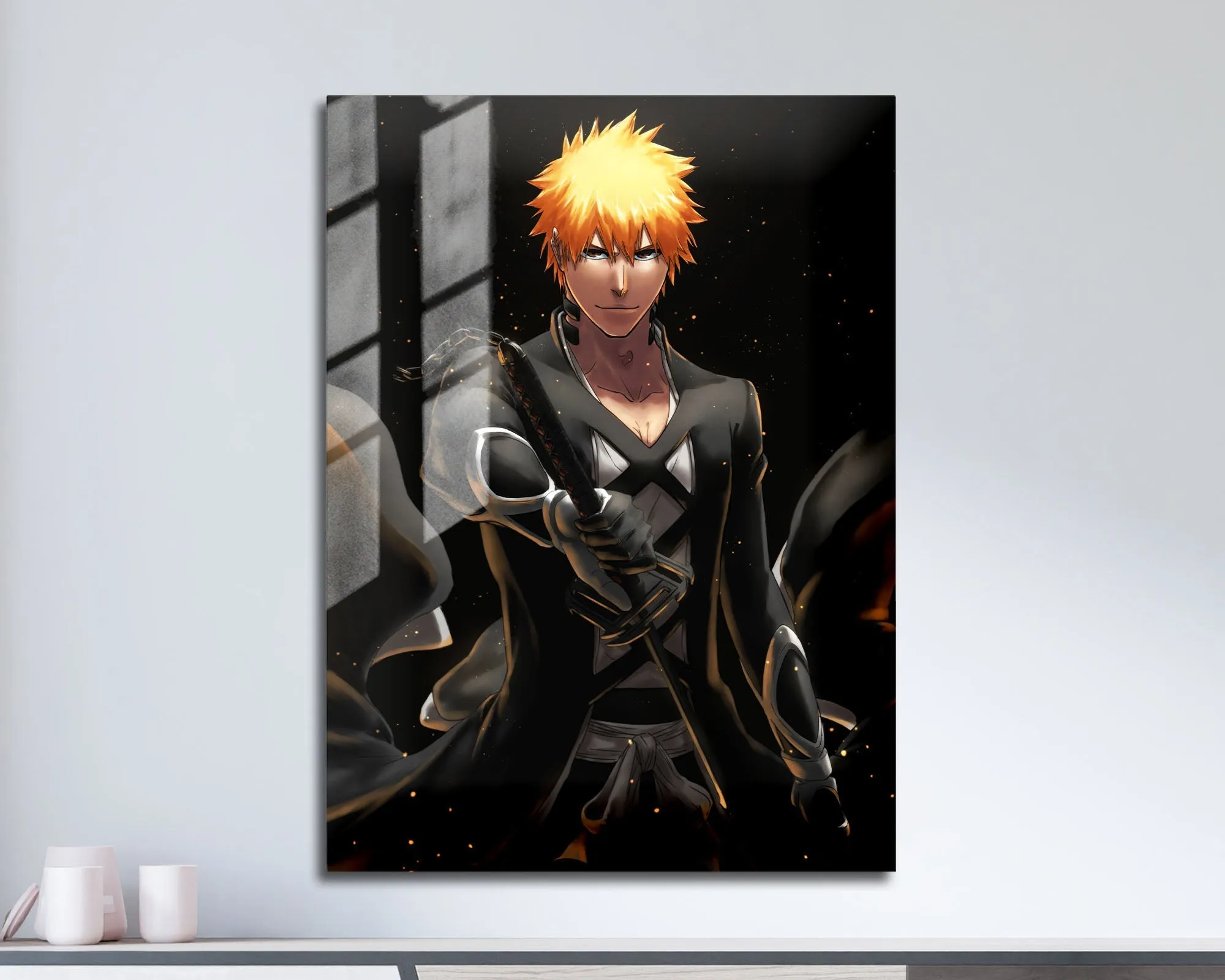 Bleach Ichigo Fullbring Bankai Metal Poster