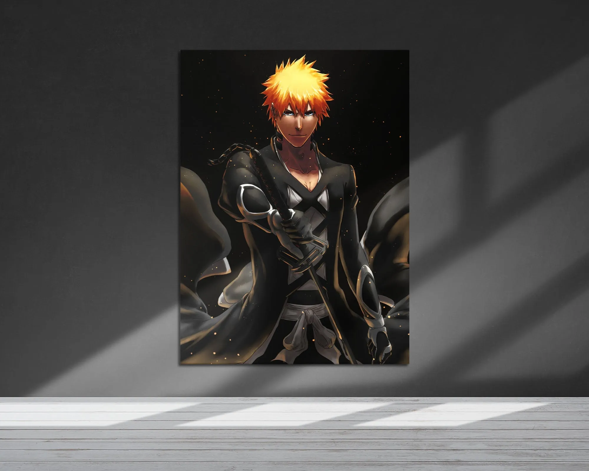 Bleach Ichigo Fullbring Bankai Metal Poster