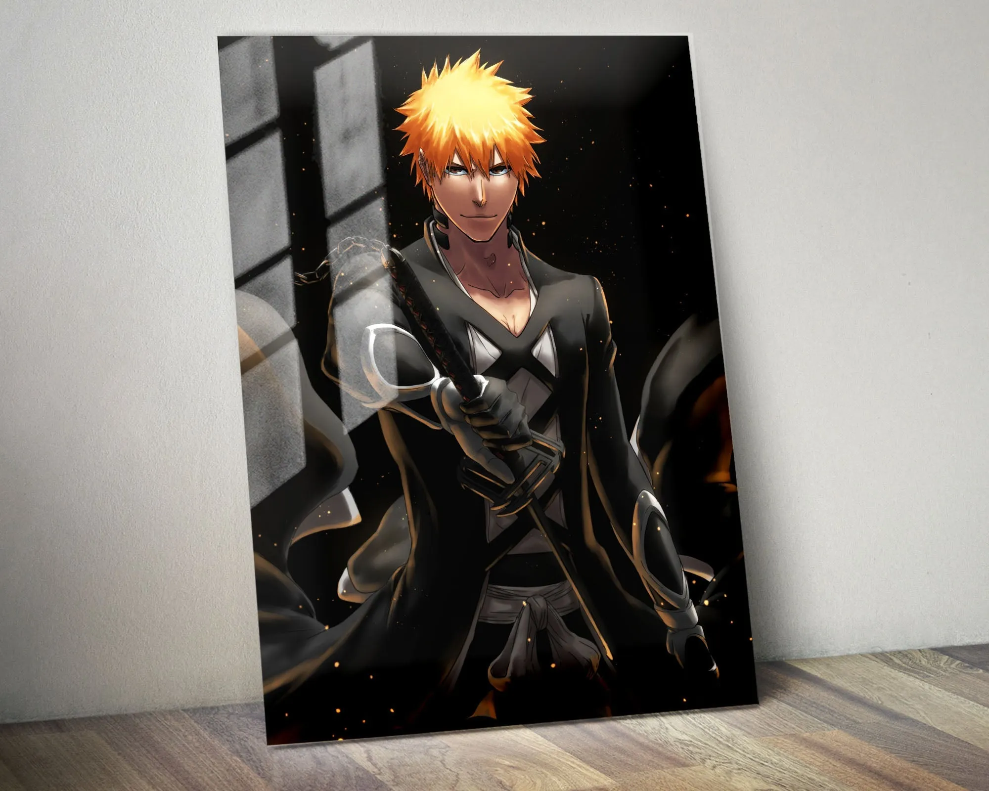 Bleach Ichigo Fullbring Bankai Metal Poster