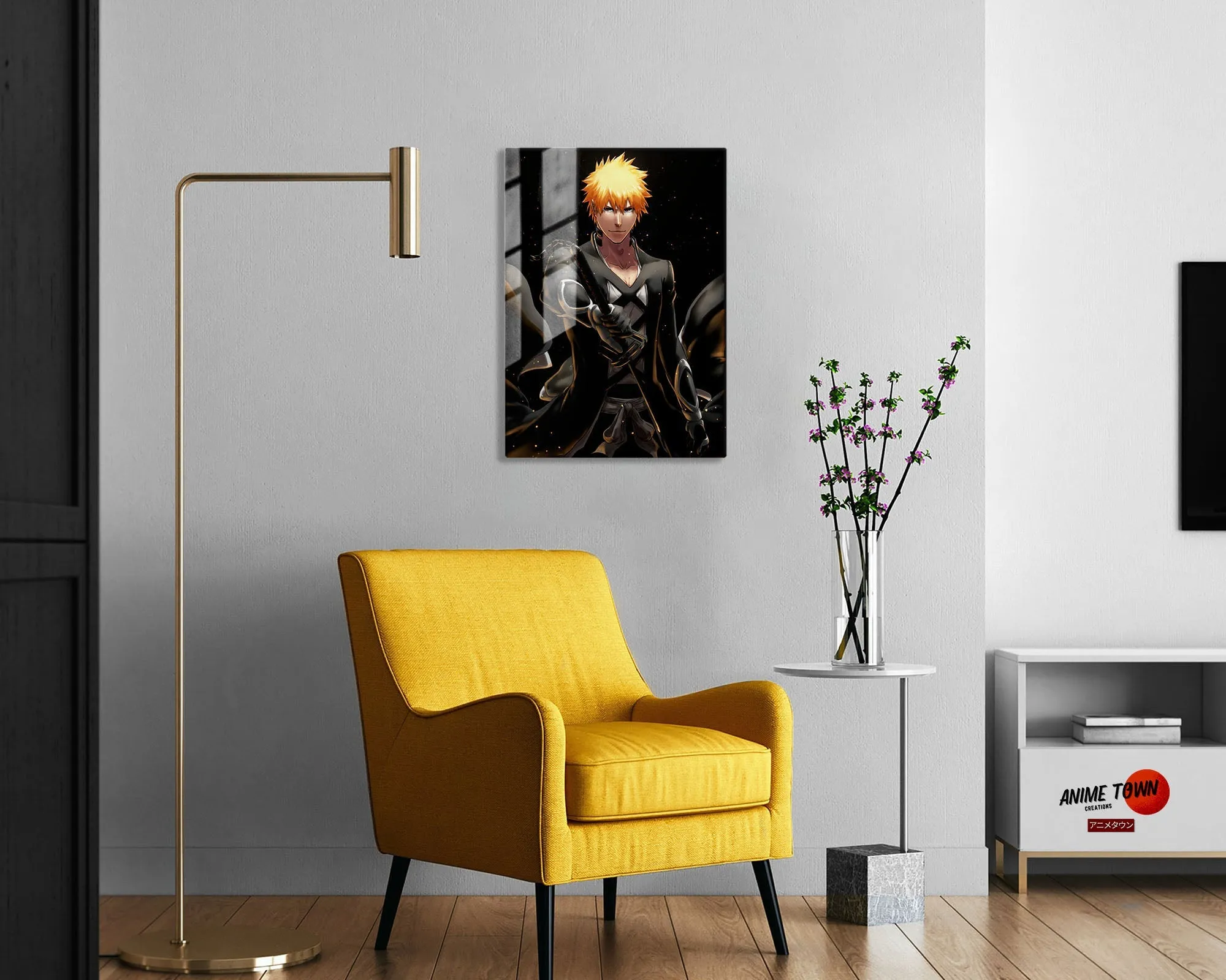 Bleach Ichigo Fullbring Bankai Metal Poster