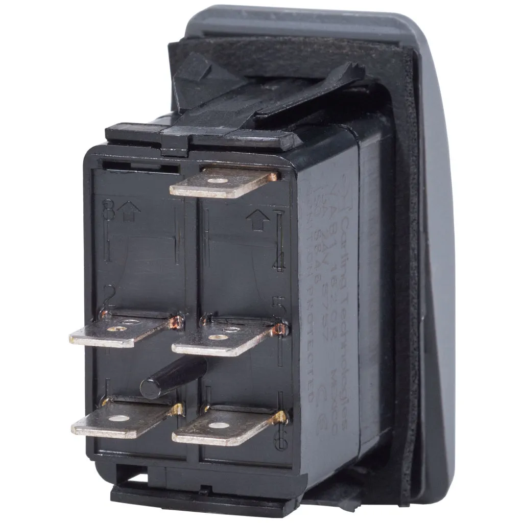Blue Sea DPST Gray Contura II Switch
