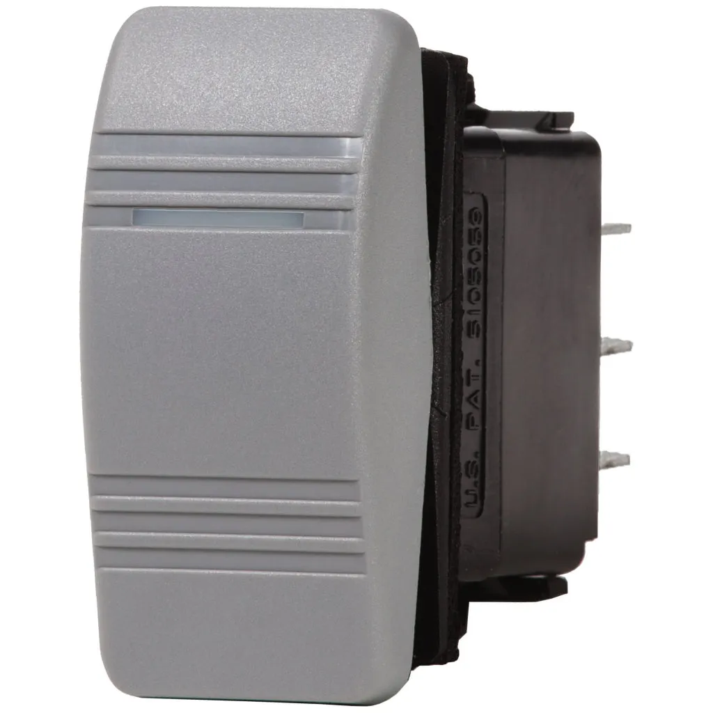 Blue Sea DPST Gray Contura II Switch