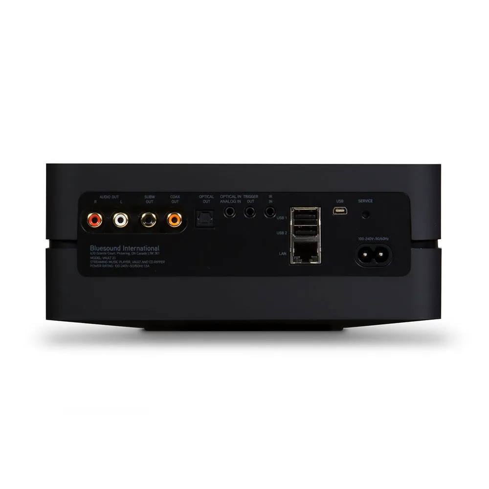 Bluesound Vault 2i - High-Res 2TB Network Hard Drive CD Ripper and Streamer