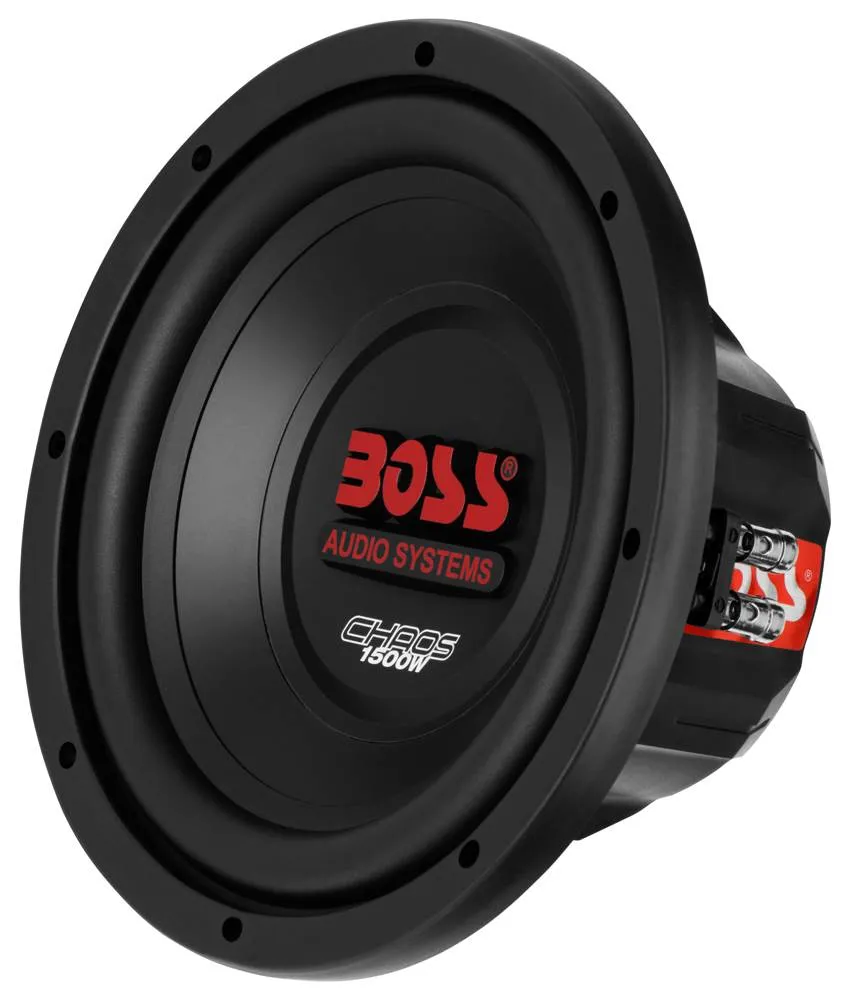 Boss 10" 1500W Subwoofer   Q Power Truck Enclosure   Boss 1100W A/B Amplifier