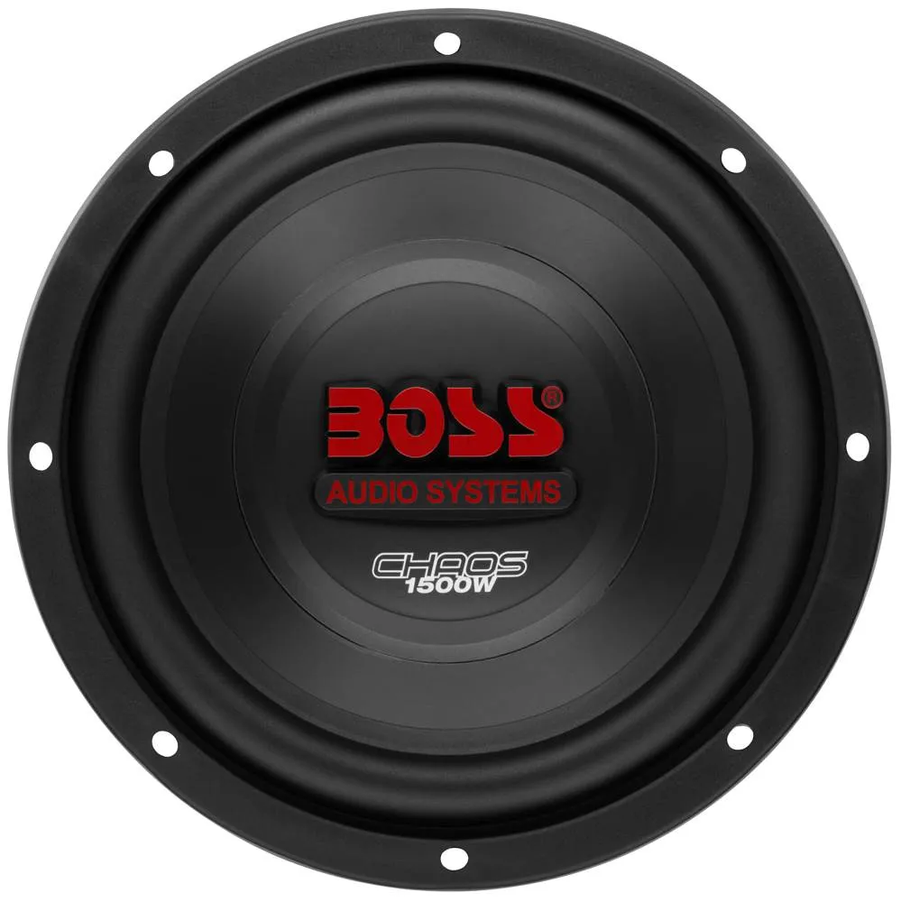 Boss 10" 1500W Subwoofer   Q Power Truck Enclosure   Boss 1100W A/B Amplifier