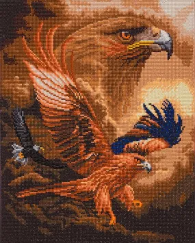 CAK-A152L "Eagle Sky" 40x50cm Crystal Art Kit