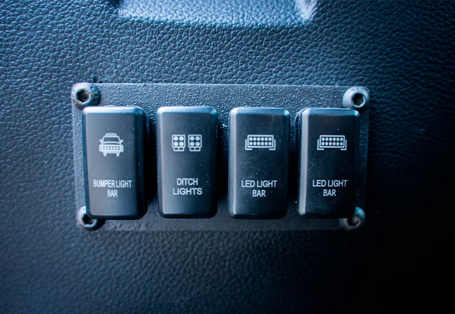 CALI RAISED LED 2019-2022 Ford Ranger Switch Panel (4)