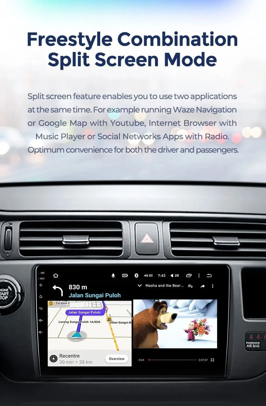 Car Dealz 10.2" Android 10.0 Haval H6 2016-2018 In Dash Plus OEM Fascia