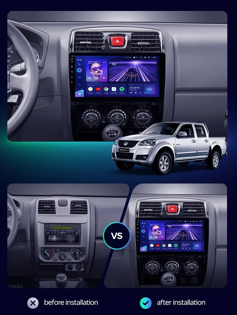 Car Dealz 10.2" Android 12.0 For Great Wall Wingle 5 2011 - 2015 In Dash Plus OEM Fascia