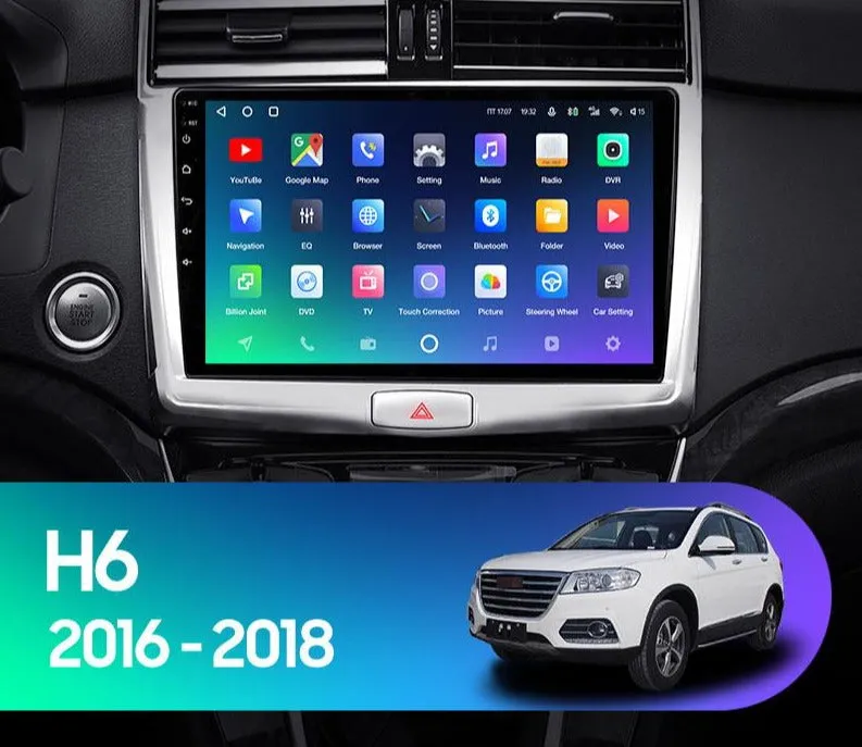 Car Dealz Premium Advanced 4G Data Model 10.2" Android 12.0 For GREAT WALL Haval H6 2016 - 2018