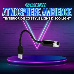 Car Disco Atmosphere Ambience - Interior Disco Style Light Disco Light