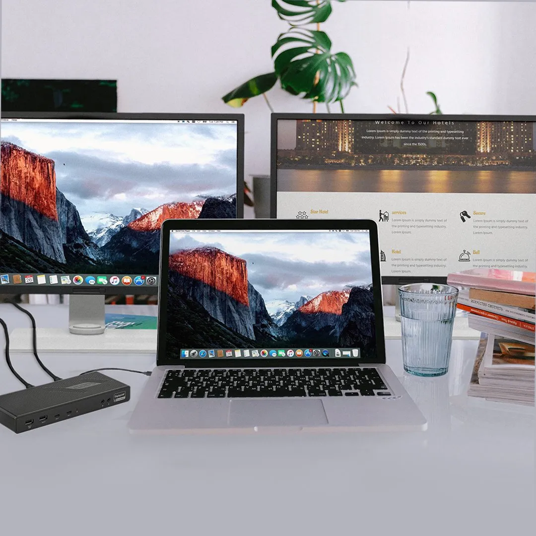 Centro1200 Dual 4K Universal USB-C Docking Station*