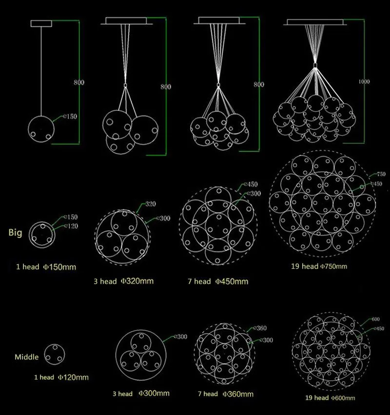 Cloud Ball Chandelier