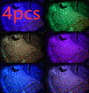 Color: Colorful 4pcs, Style: Intelligent - Car interior