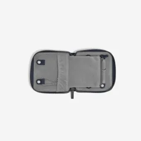 Compact Jewellery Roll - Navy Blue - 75748