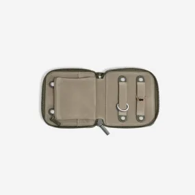 Compact Jewellery Roll - Olive Green - 75747