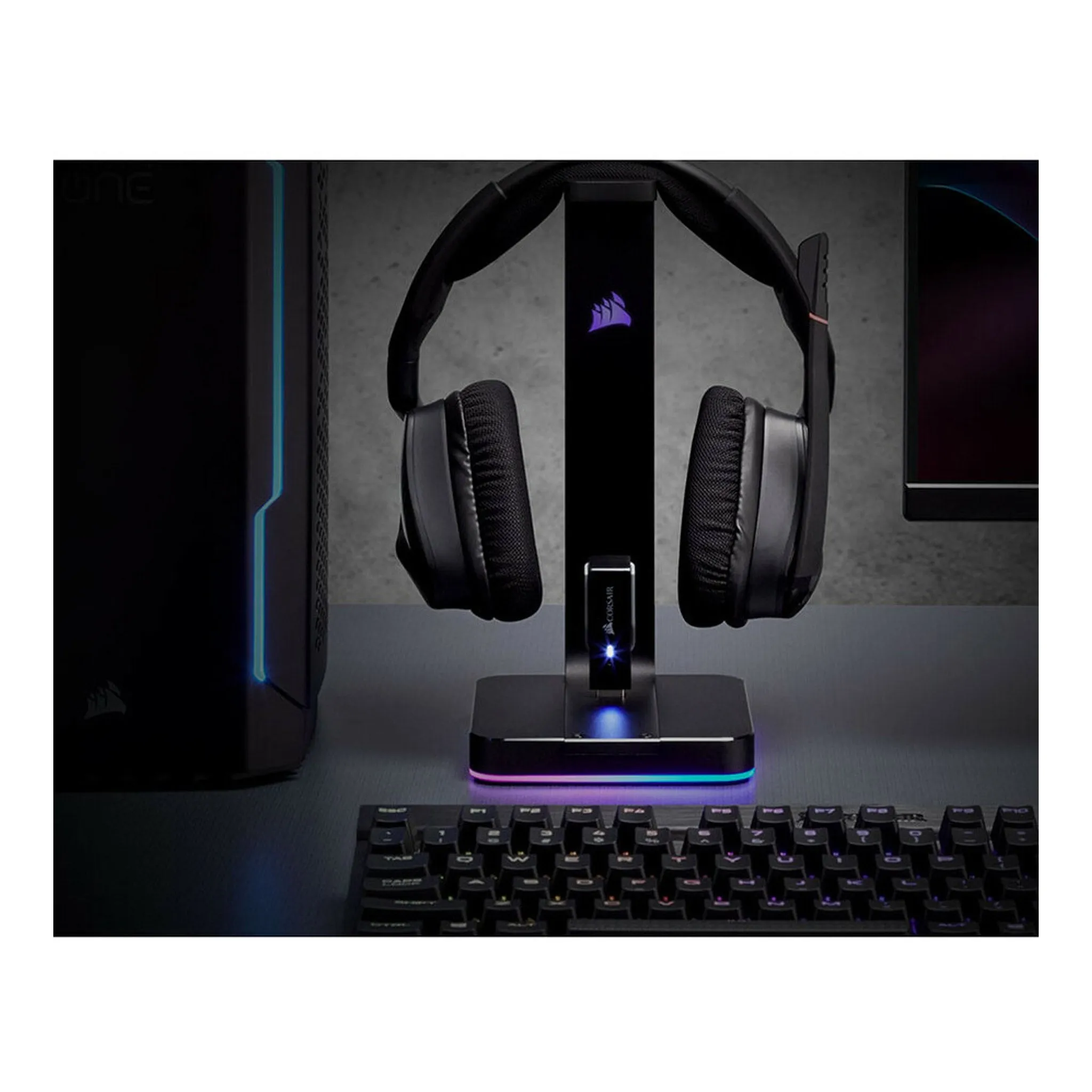 Corsair ST100 RGB Premium Headset Stand With 7.1 Surround Sound