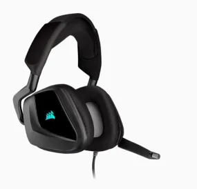 Corsair Void RGB Elite USB Premium Gaming Headset, 7.1 Surround Sound, Black