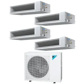 Daikin 4-Zone Concealed Ducted Hyper Heat Mini-Split 36000 BTU Heat Pump Air Conditioner 9k   12k   12k   12k - 15.9 SEER2
