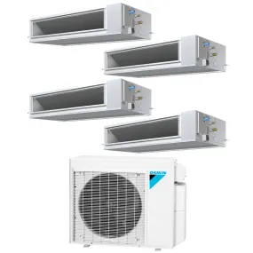 Daikin 4-Zone Concealed Ducted Mini-Split 36000 BTU Heat Pump Air Conditioner 9k   9k   12k   15k - 14.9 SEER2