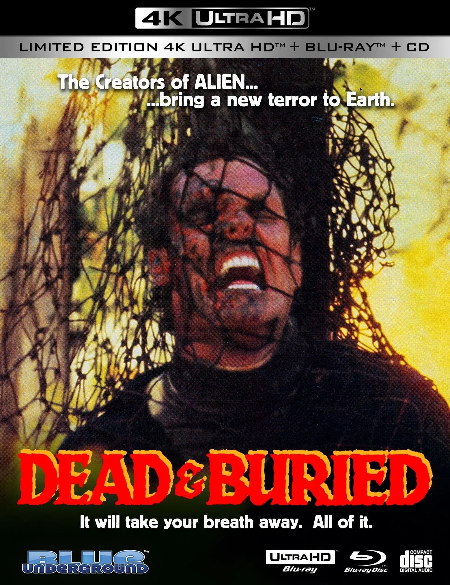 DEAD AND BURIED (LIMITED EDITION COVER B: BURNED) 4K UHD/BLU-RAY/CD