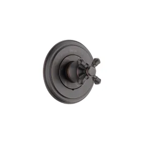 Delta Cassidy Monitor 14 Series Venetian Bronze Finish Pressure Balanced Shower Faucet Control INCLUDES Rough-in Valve and Single Cross Handle D1246V