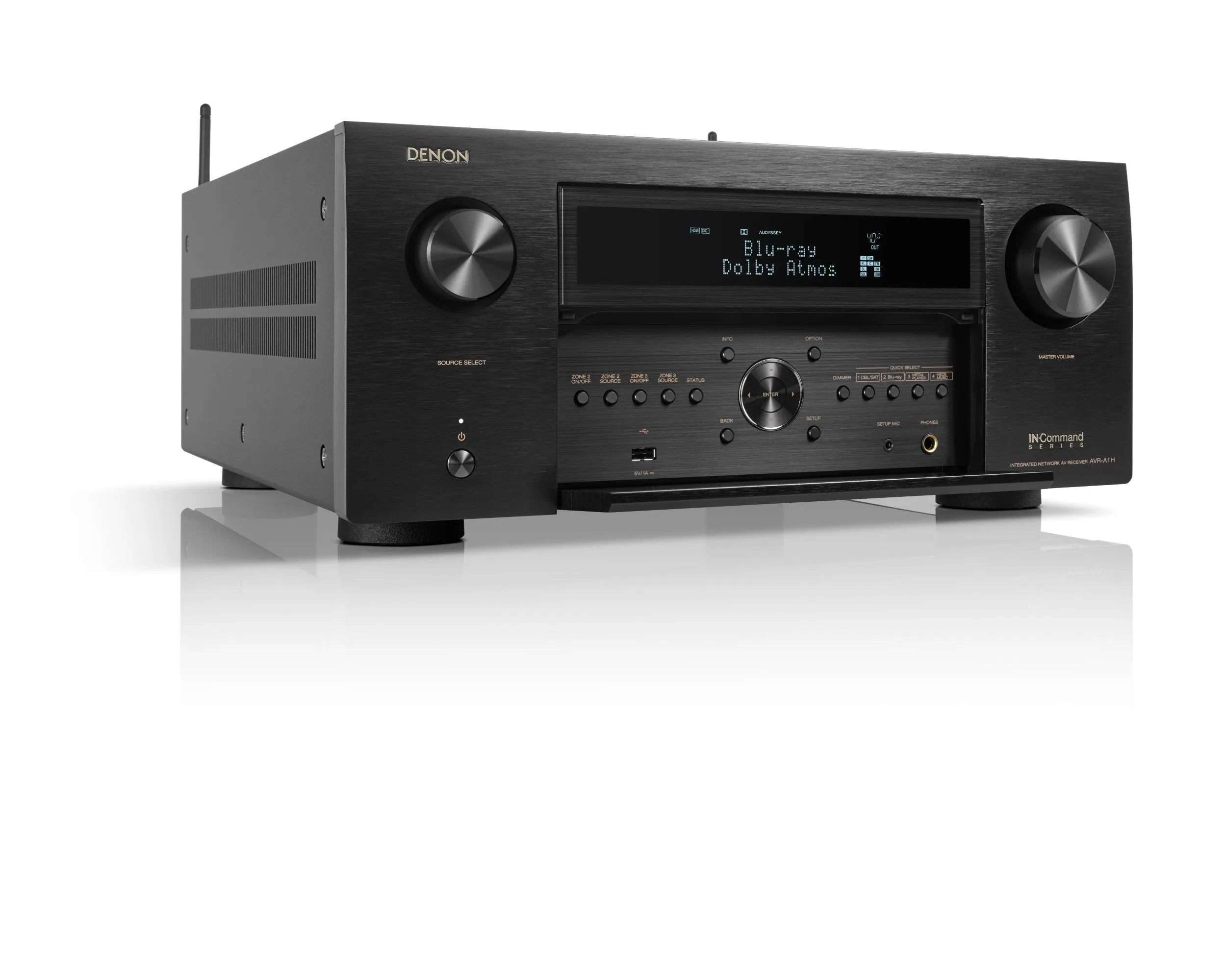 Denon AVR-A1H 15.4 Channel 8K A/V Receiver with HEOS