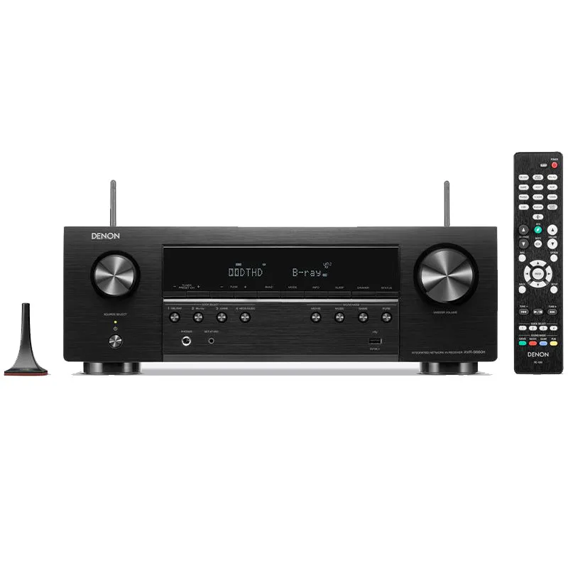Denon AVR-S660H 5.2ch 8K AV Receiver, Voice Control and HEOS Built-in (Each)
