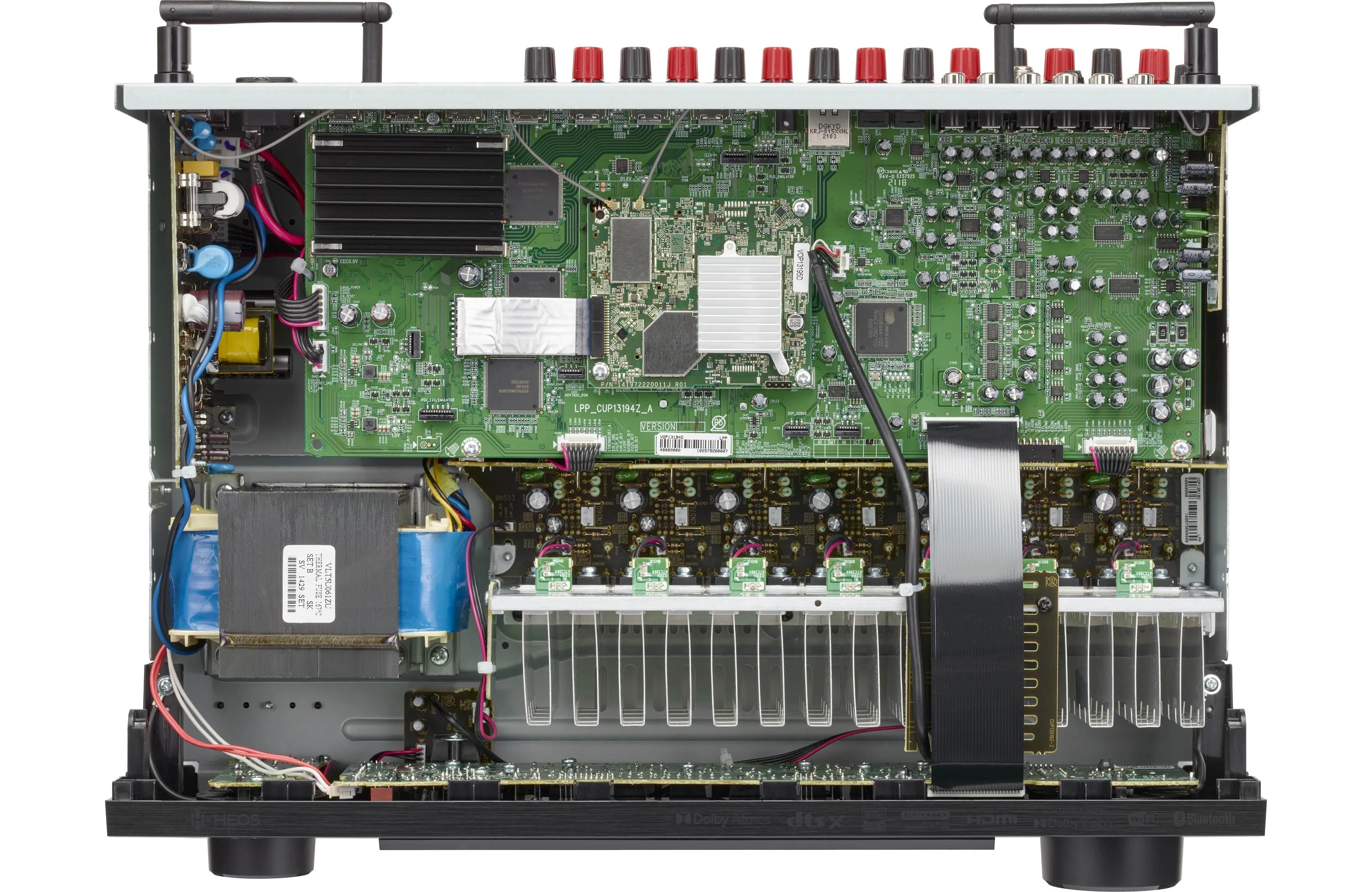 Denon AVR-X1700H 7.2 Channel 8K AV Receiver with 3D Audio, Voice Control and HEOS