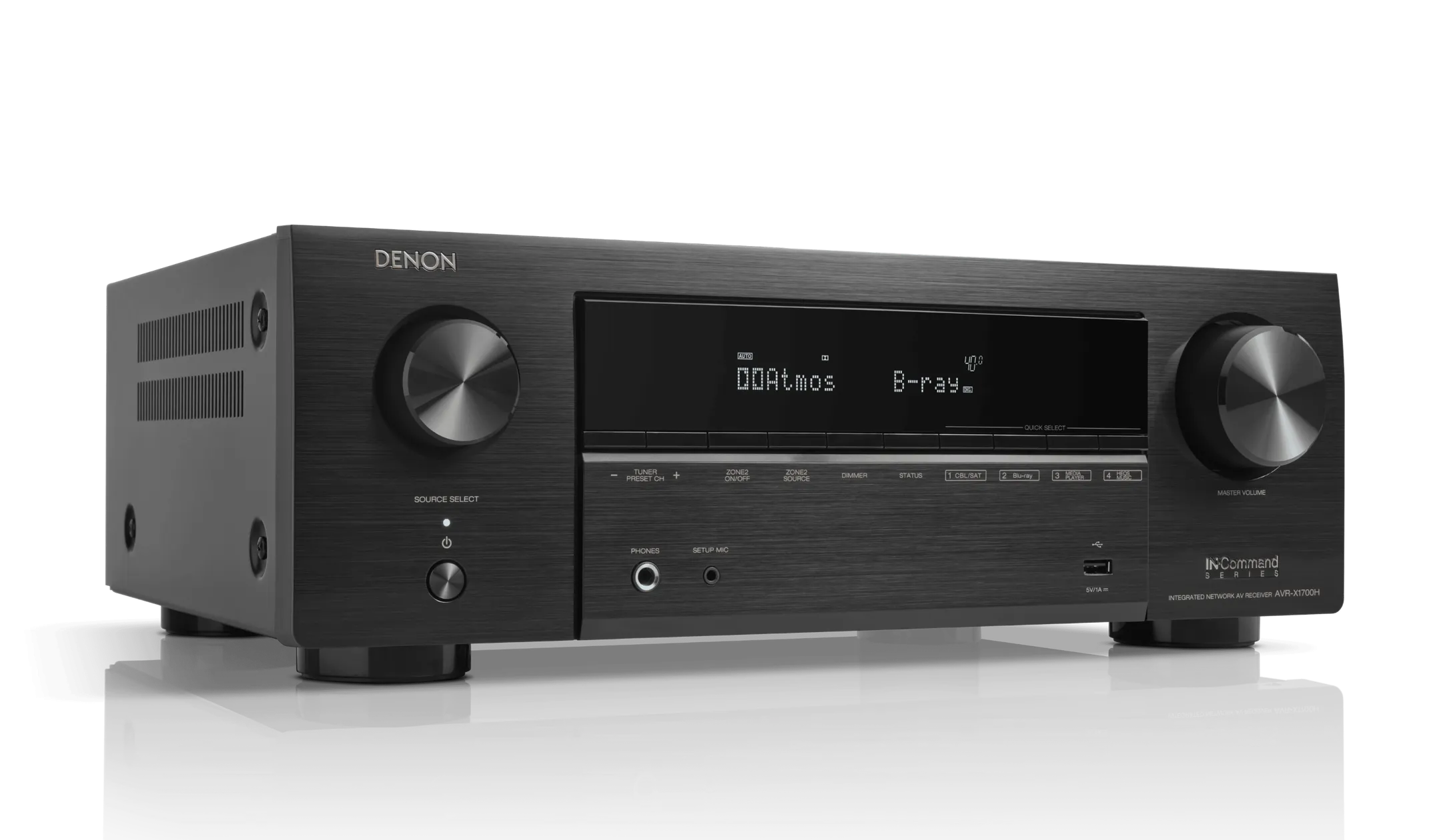 Denon AVR-X1700H, 7.2 namų kino stiprintuvas - resyveris su 8K palaikymu