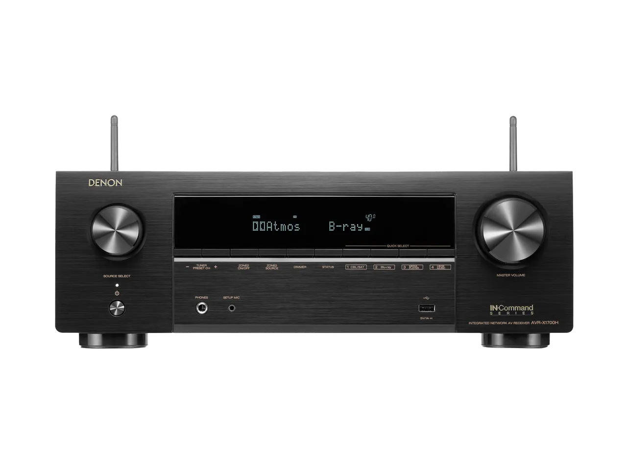 Denon AVR-X1700H, 7.2 namų kino stiprintuvas - resyveris su 8K palaikymu