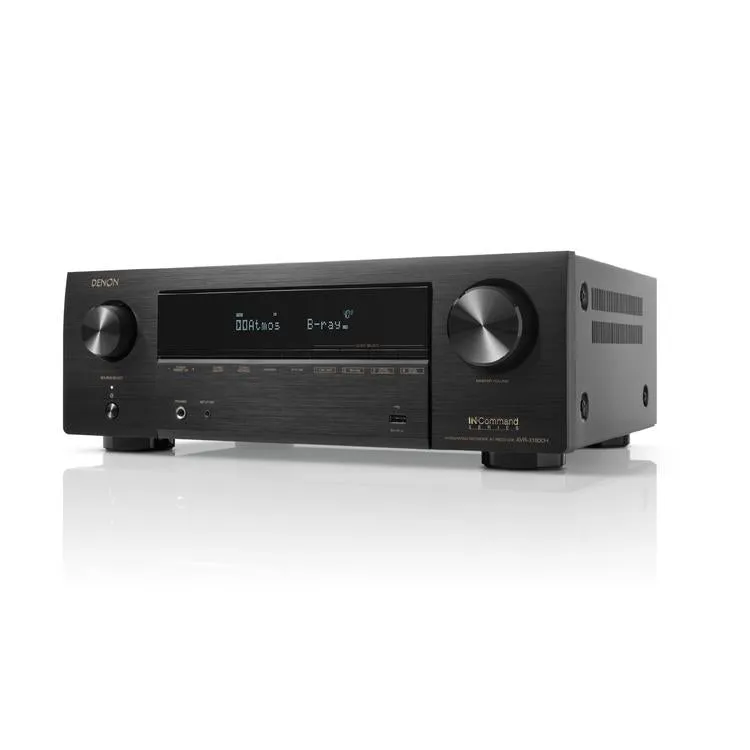 DENON AVRX1800H | Récepteur AV 7.2 Canaux - Vidéo 8K - Cinéma - Dolby Atmos - DTS:X - Noir