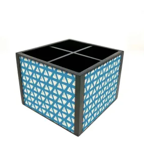 Desk Organizer For Stationery - Blue Maze