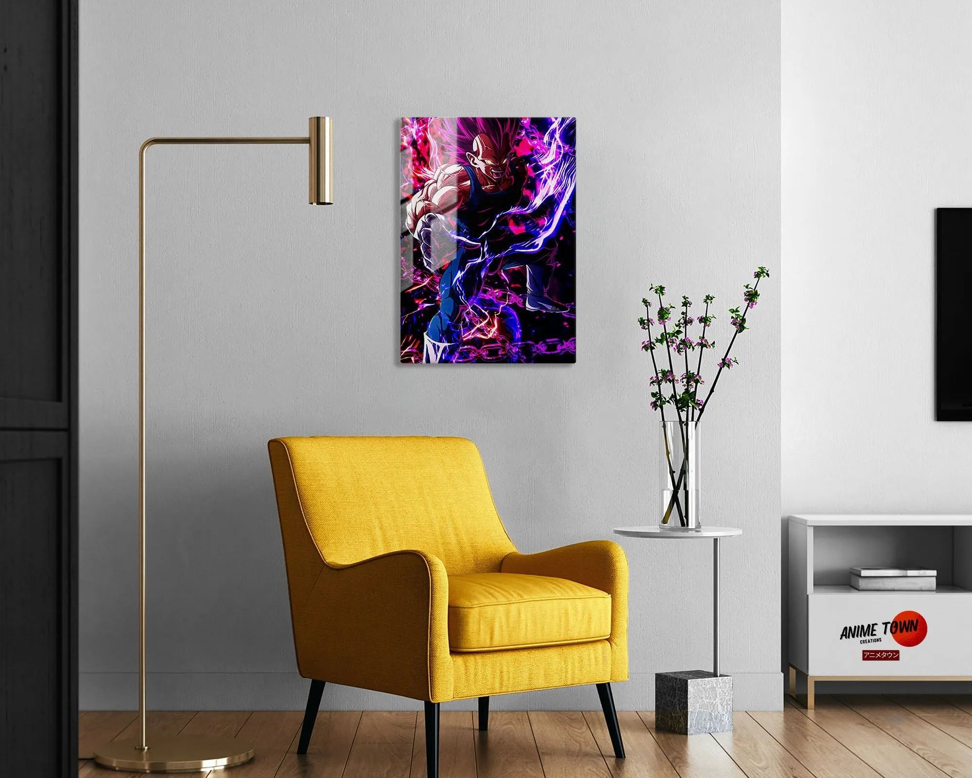 Dragon Ball Vegeta Ultra Ego Metal Poster