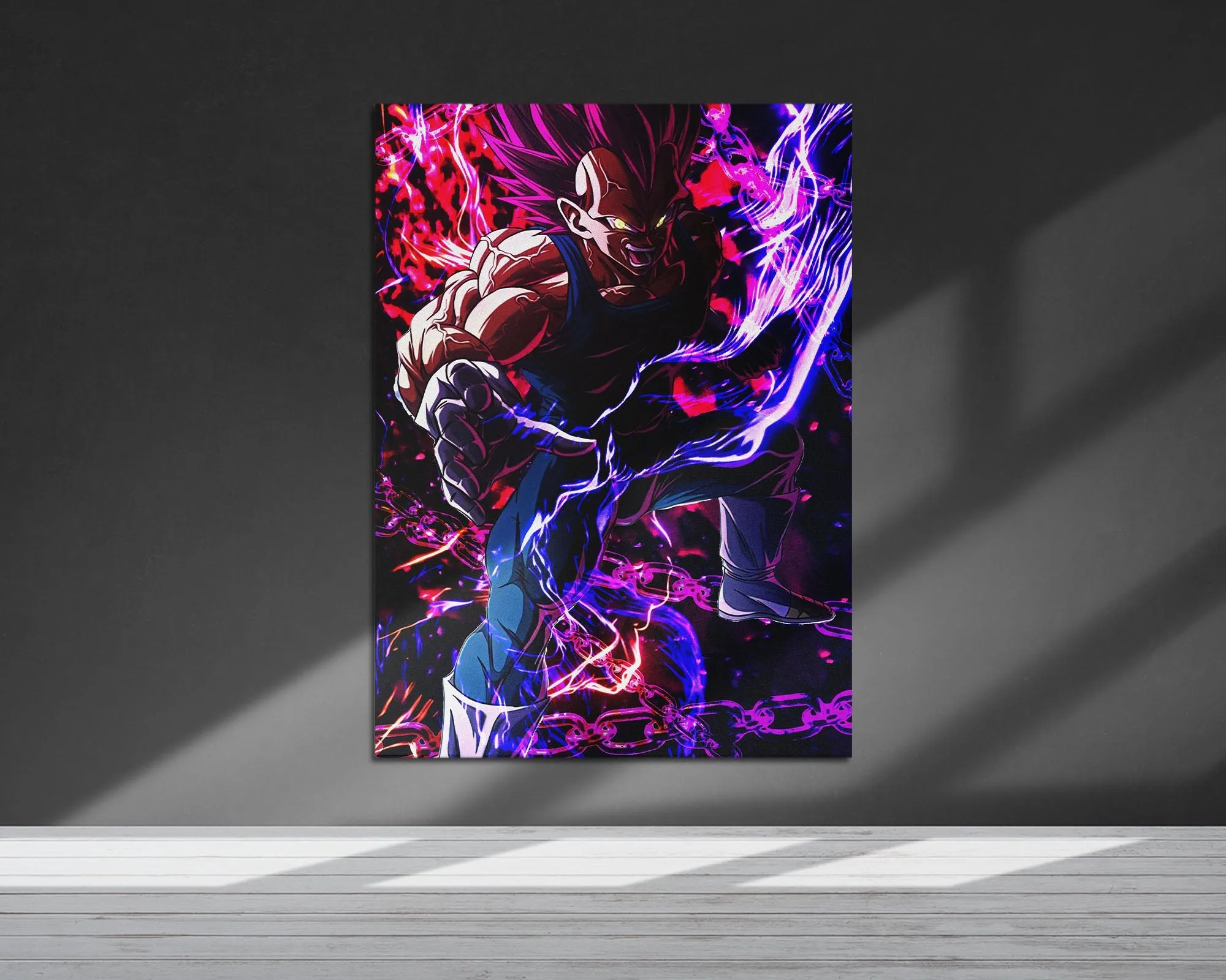 Dragon Ball Vegeta Ultra Ego Metal Poster