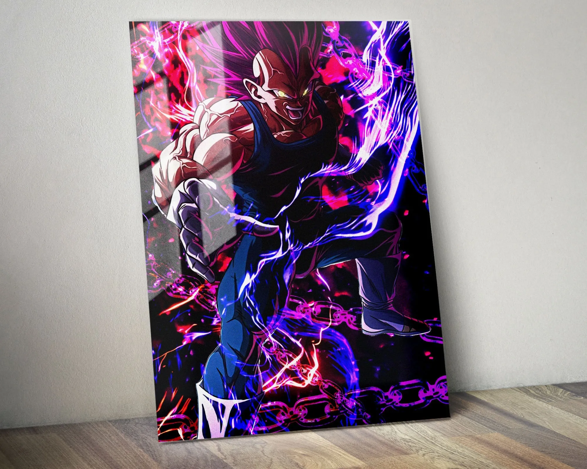 Dragon Ball Vegeta Ultra Ego Metal Poster