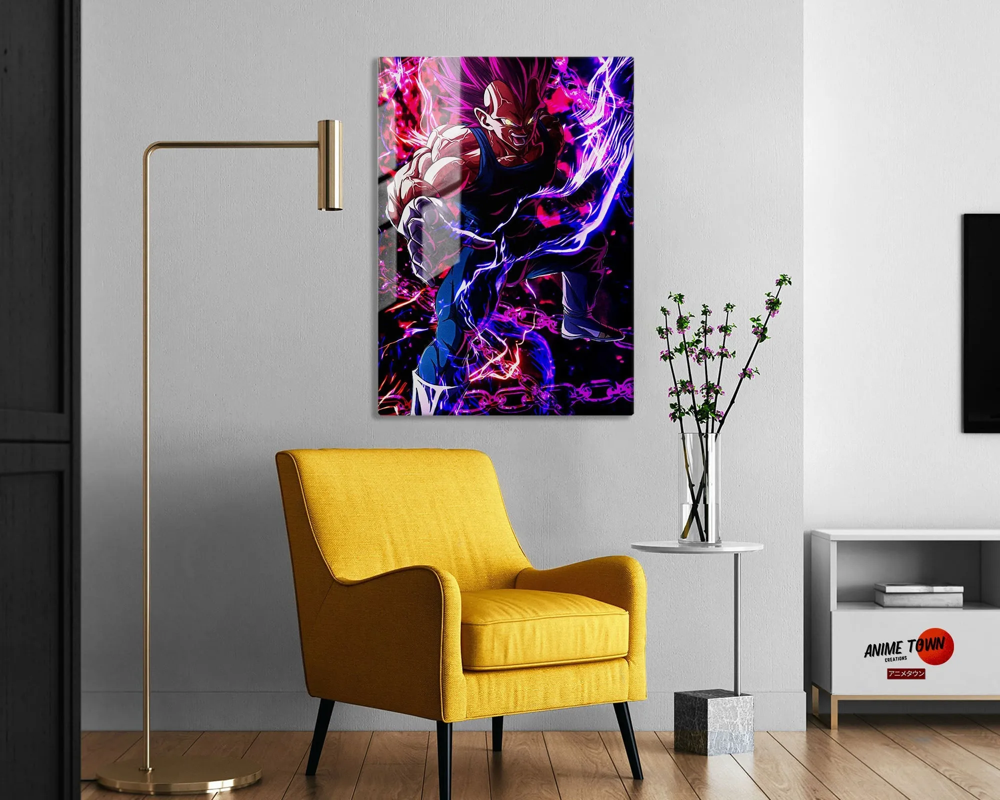 Dragon Ball Vegeta Ultra Ego Metal Poster
